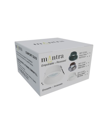 COMFORT GU10 * EMPOTRABLE REDONDO BLANCO
